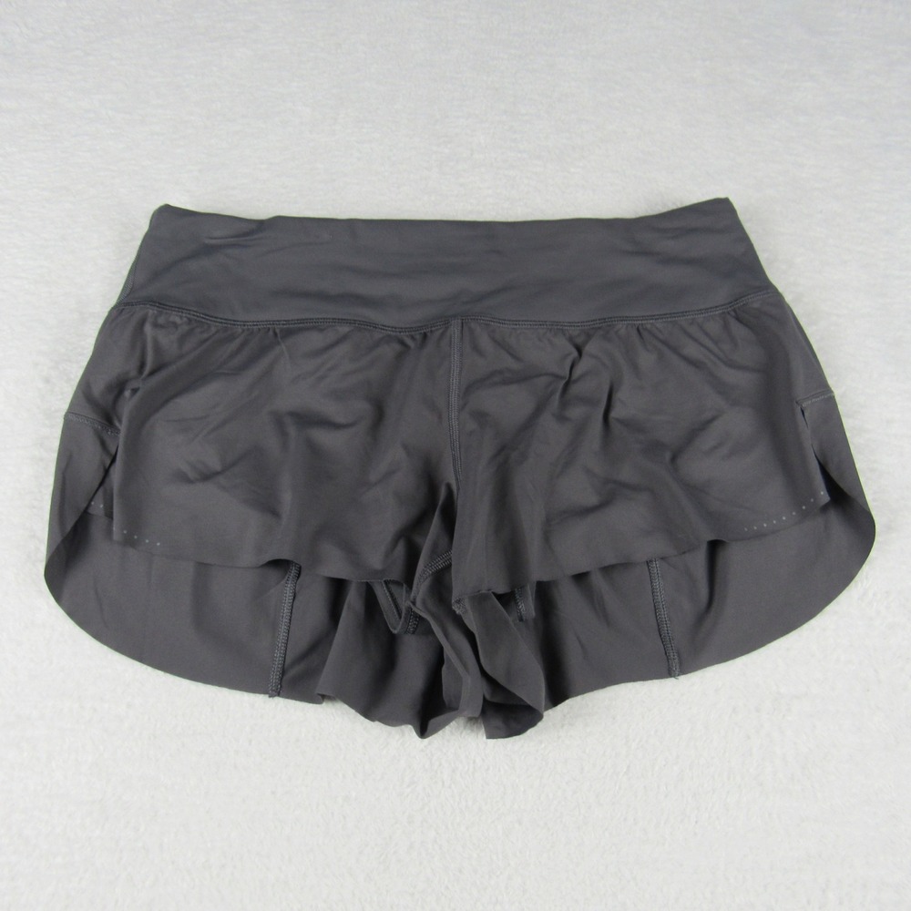 Lululemon Speed Up Shorts Women‎ 8 Gray Running Athletic W8250S